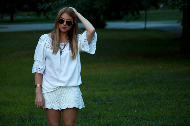 billowy white shirt