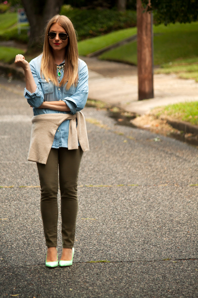 Neutral Crew - J.Crew, Lulu Frost, Ray Ban - SG Style Me