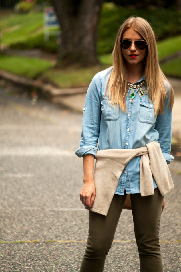 Neutral Crew - J.Crew, Lulu Frost, Ray Ban - SG Style Me